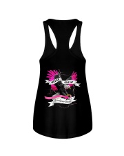 Breast Cancer Awareness Eagle Never Give Up Ladies Flowy Tank tile