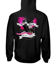 Breast Cancer Awareness Eagle Never Give Up Hooded Sweatshirt tile