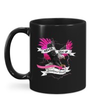 Breast Cancer Awareness Eagle Never Give Up Mugs tile
