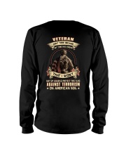 Veteran Gift That I Won't Protect This Flag Against Terrorism On American Soil Long Sleeve Tee tile