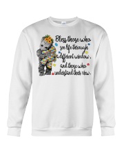 Autism Awareness Bless Those Who See Life Through Crewneck Sweatshirt tile