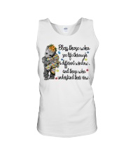 Autism Awareness Bless Those Who See Life Through Unisex Tank tile