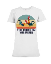 Gardening Gift The Chicken Whisperer Premium Fit Ladies Tee tile