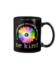 LGBT Pride Gift Peace Flower Be Kind Mug tile