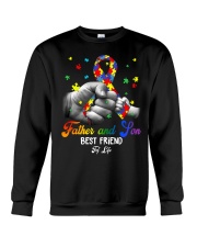 Autism Awareness Father And Son Best Friend For Life Crewneck Sweatshirt tile