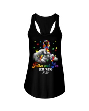 Autism Awareness Father And Son Best Friend For Life Ladies Flowy Tank tile
