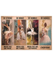 Ballet Dancer Be Strong When You Are Weak Puzzles tile