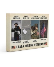 Gift For Veteran I Love Freedom I Have A DD 214 I Am Marine Veteran Gallery Wrapped Canvas Prints tile