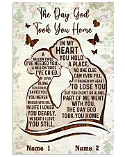 Memorial Gift The Day God Took You Home Husband And Wife 11x17 Poster front