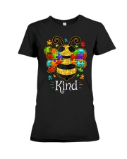 Autism Awareness Bee Kind Premium Fit Ladies Tee tile