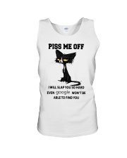 Cat Lover Grumpy Cat Piss Me Off I Will Slap You So Hard Unisex Tank tile