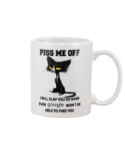 Cat Lover Grumpy Cat Piss Me Off I Will Slap You So Hard Mug tile