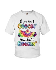 Crocs Gift If You Ain't Crocin' You Ain't Rockin' Youth T-Shirt tile