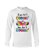 Crocs Gift If You Ain't Crocin' You Ain't Rockin' Long Sleeve Tee tile