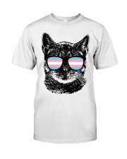 LGBT Pride Gift Transgender Black Cat Premium Fit Mens Tee tile