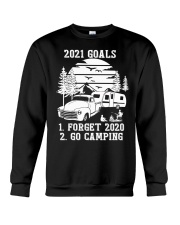 Camping Lover 2021 Goals Forget 2020 Go Camping Crewneck Sweatshirt tile