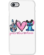 Gift For Animal Lover Peace Love Ohana Phone Case tile