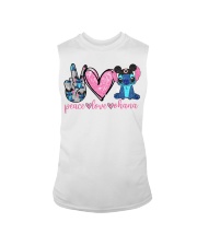 Gift For Animal Lover Peace Love Ohana Sleeveless Tee tile