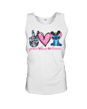 Gift For Animal Lover Peace Love Ohana Unisex Tank tile