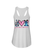 Gift For Animal Lover Peace Love Ohana Ladies Flowy Tank tile