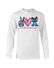 Gift For Animal Lover Peace Love Ohana Long Sleeve Tee tile