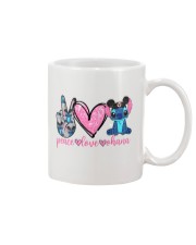 Gift For Animal Lover Peace Love Ohana Mug tile