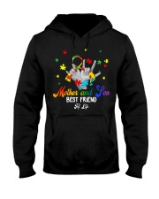 Autism Awareness Mother And Son Best Friend For Life Hooded Sweatshirt tile