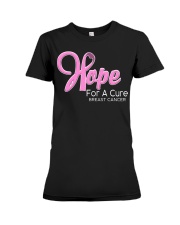 Breast Cancer Awareness Hope For A Cure Premium Fit Ladies Tee tile