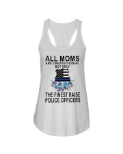 All Moms Are Created Equal The Finest Raise Police Officers USA Flag Ladies Flowy Tank tile