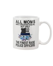 All Moms Are Created Equal The Finest Raise Police Officers USA Flag Mug tile
