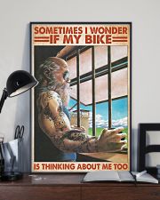 Riding Bike Lover Old Man Sometimes I Wonder If My Bike 11x17 Poster lifestyle-poster-2