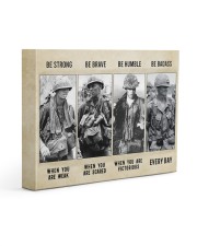 Vietnam Veteran Be Strong Be Brave Be Humble 14x11 Gallery Wrapped Canvas Prints thumbnail