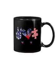 Autism Awareness Peace Love Autism Mug tile