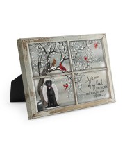 A Big Piece Of My Heart Lives In Heaven Black Lab 10x8 Easel-Back Gallery Wrapped Canvas thumbnail