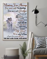 Memorial Gift Missing You Always The Day God Took You Home 11x17 Poster lifestyle-poster-1