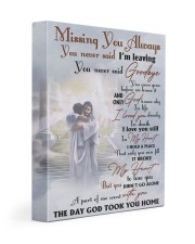 Memorial Gift Missing You Always The Day God Took You Home Gallery Wrapped Canvas Prints tile