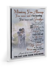 Memorial Gift Missing You Always The Day God Took You Home Floating Framed Canvas Prints White tile