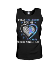Suicide Prevention Awareness I Wear Teal And Purple For Me I Miss Unisex Tank tile
