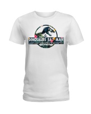 Gift For Dinorsaur Lover Dinosaurs Eat Man Woman Inherits The Earth Ladies T-Shirt tile