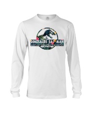 Gift For Dinorsaur Lover Dinosaurs Eat Man Woman Inherits The Earth Long Sleeve Tee tile