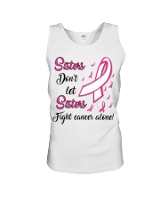 Breast Cancer Awareness Sisters Don't Let Sisters Fight Cancer Alone Unisex Tank tile