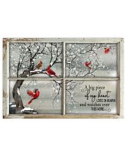 Memorial Gift Cardinal A Big Piece Of My Heart Lives In Heaven Horizontal Poster tile