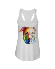 Gift For Dog Lover Pitbull Don't Judge What You Don't Understand Ladies Flowy Tank tile