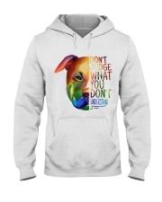 Gift For Dog Lover Pitbull Don't Judge What You Don't Understand Hooded Sweatshirt tile