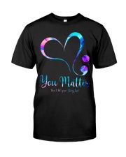 Suicide Prevention Awareness You Matter Don't Let Your Story End Premium Fit Mens Tee tile