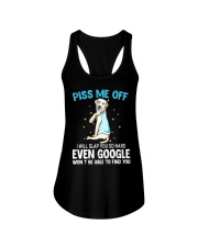 Dog Lover Piss Me Off I Will Slap You Even Google Labrador Ladies Flowy Tank tile