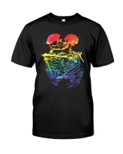 LGBT Pride Gift LGBT Skeleton Classic T-Shirt front