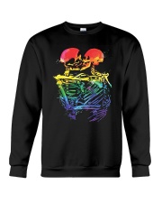 LGBT Pride Gift LGBT Skeleton Crewneck Sweatshirt tile