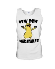 Gardening Gift Chick Pew Pew Madafakas Unisex Tank tile