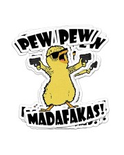 Gardening Gift Chick Pew Pew Madafakas Sticker - 6 pack (Vertical) front